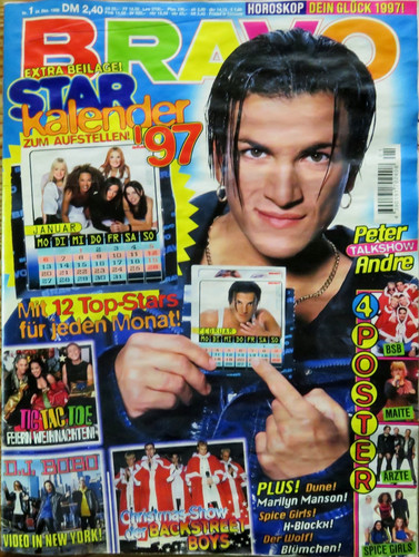 Bravo titelfoto peter - 01/97, titelfoto: