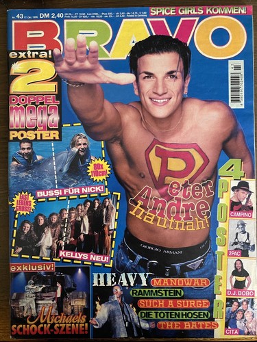 Bravo 1996 peter andre - bravo,