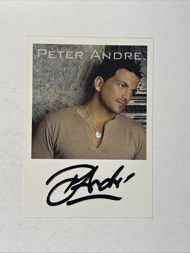 Peter andre signierte - peter,
