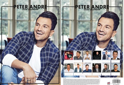 Peter andre calendar 2026 a3 - calendar,