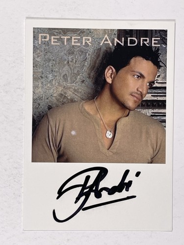 Peter andre signed photograph - signed,